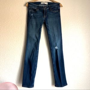 Hollister lightly distressed skinny jeans